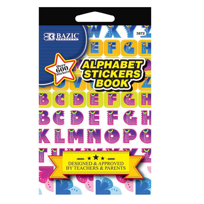 Alphabet Sticker Book Sold in 24 Units