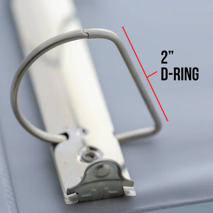 BAZIC 2" Green Slant D-Ring View Binder w/ 2 Pockets Sold in 12 Units