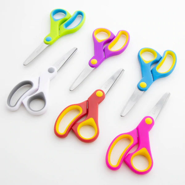 BAZIC 5" Soft Grip Stainless Steel Scissors Sold in 24 Units