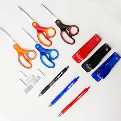 BAZIC 5" Soft Grip Pointed Tip Stainless Steel Scissors Sold in 24 Units