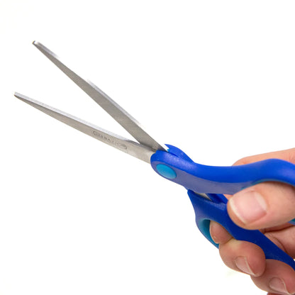 BAZIC 7" Soft Grip Stainless Steel Scissor Sold in 24 Units