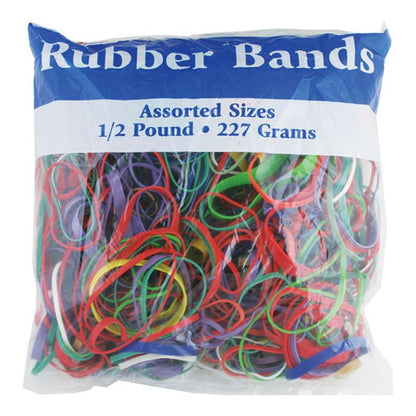 Assorted Dimensions 227g/ 0.5 lbs. Rubber Bands Sold in 48 Units