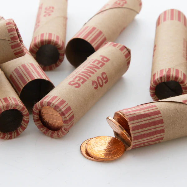 BAZIC Penny Coin Wrappers (36/Pack) Sold in 50 Units