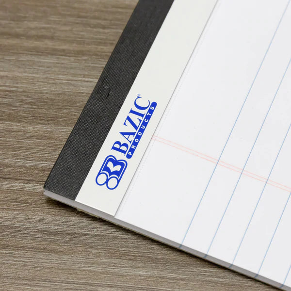 BAZIC 50 Ct. 8.5" X 11.75" White Perforated Writing Pad (12/Pack) Sold In 6 Units
