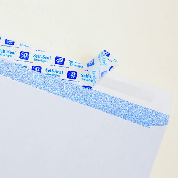 BAZIC #10 Self-Seal Security Envelope (500/Box) Sold in 5 Units