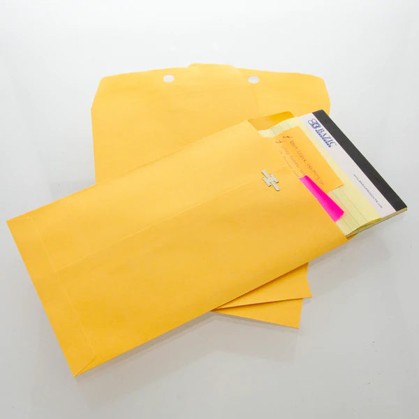BAZIC 6" X 9" Clasp Envelope (100/Box) Sold in 10 Units