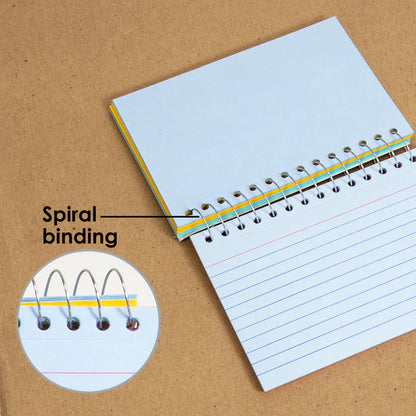 BAZIC 50 Ct. Spiral Bound 3" X 5" Ruled Colored Index Card Sold in 36 Units