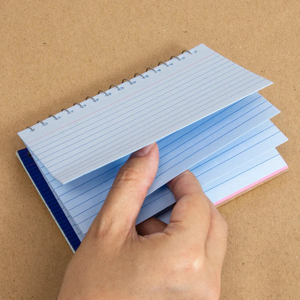 BAZIC 50 Ct. Spiral Bound 3" X 5" Ruled Colored Index Card Sold in 36 Units