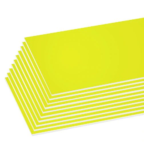 BAZIC 20" x 30" Fluorescent Yellow Foam Board Sold in 25 Units