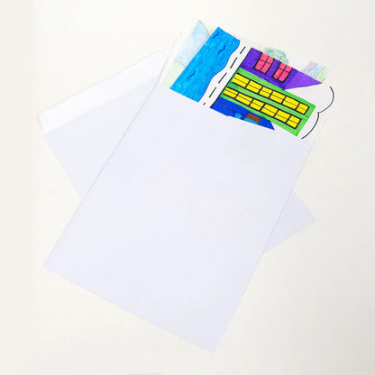 BAZIC 10" x 13" Self-Seal White Catalog Envelope (4/Pack) Sold in 48 Units