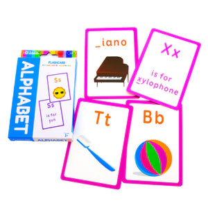 Alphabet Pre-School Flash Cards (36/Pack) Sold in 24 Units