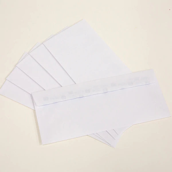 BAZIC #10 Self-Seal White Envelope (50/Pack) Sold in 24 Units