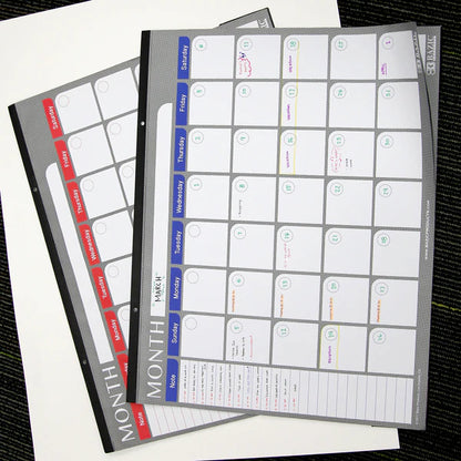BAZIC 17" X 22" Undated 12-Months Desk Pad Calendar Sold in 24 Units