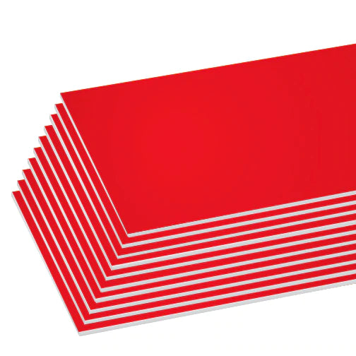 BAZIC 20" x 30" Red Foam Board Sold in 25 Units