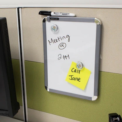 BAZIC 11" X 14" Magnetic Dry Erase Board w/ Marker & 2 Magnets Sold in 12 Units