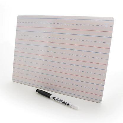 BAZIC 9" X 12" Double Sided Dry Erase Learning Board w/ Marker Sold in 24 Units