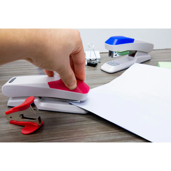BAZIC Comfort Grip Desktop Stapler Set Sold in 12 Units