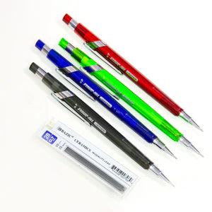 BAZIC 0.7 mm Triangle Mechanical Pencil w/ Ceramics High-Quality Lead Sold in 24 Units