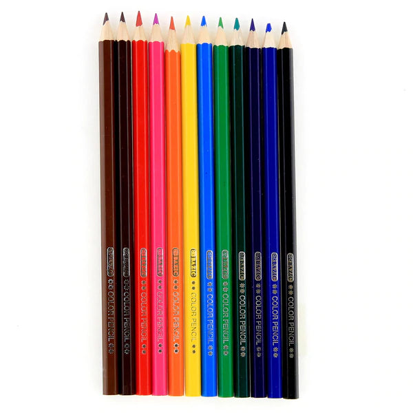 BAZIC 12 Colored Pencils Sold in 24 Units