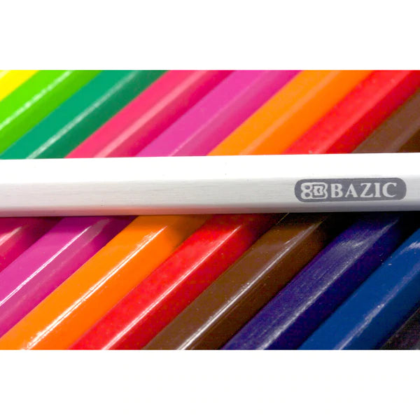BAZIC 12 Mini Colored Pencils Sold in 24 Units