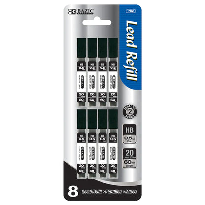 BAZIC 20 Ct. 0.5mm Mechanical Pencil Lead (8/Pack) Sold in 24 Units