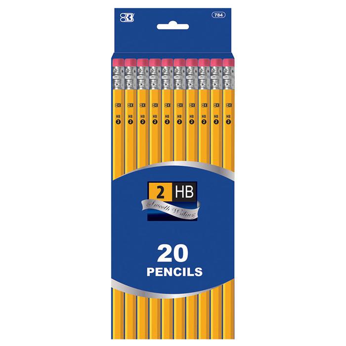 #2 Yellow Pencil (20/Pack) Sold in 24 Units