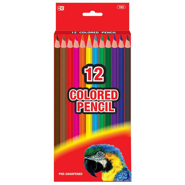 Bazic 12 Color Pencil, Price Sold in Case of 24