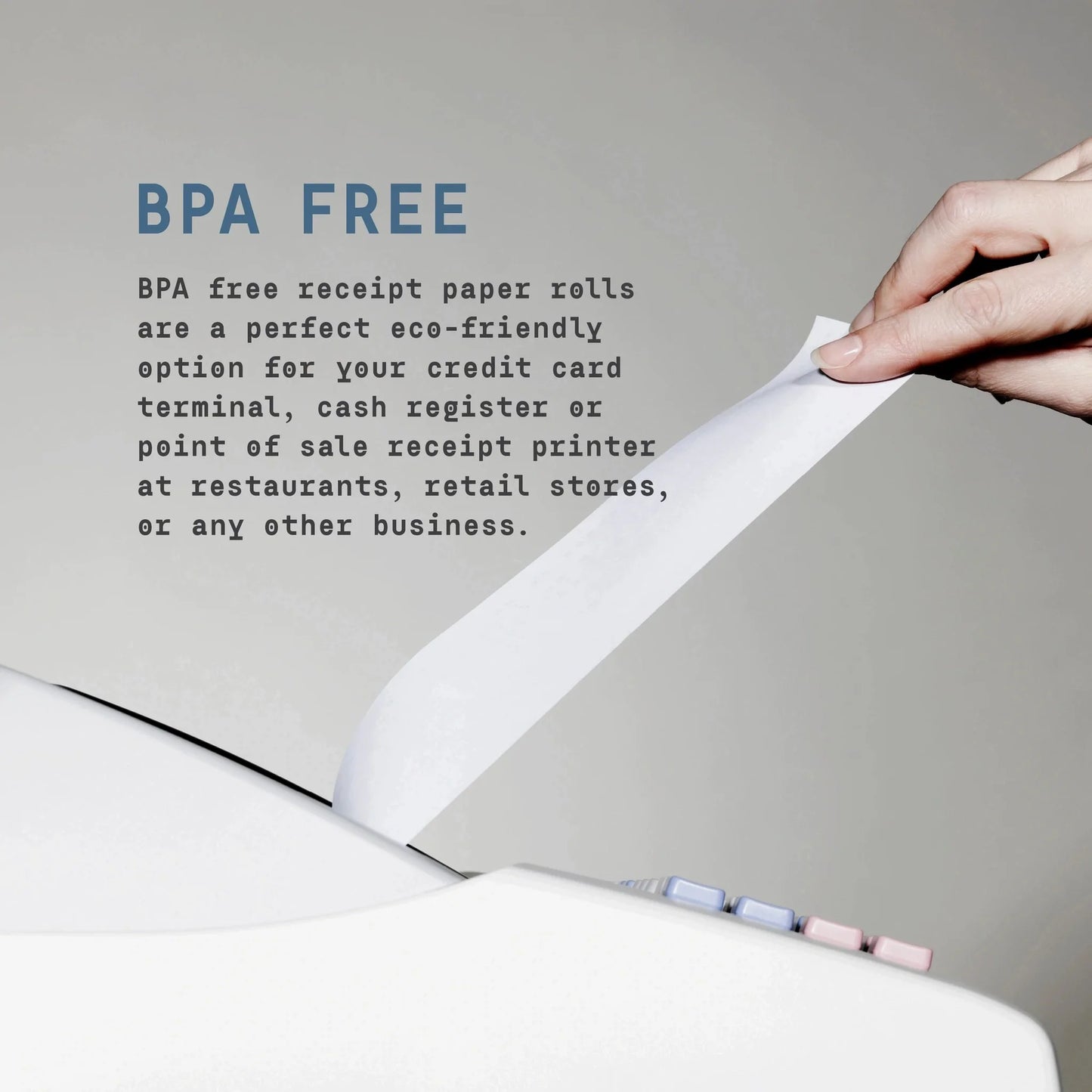 2 1/4" x 70' (50 Rolls) Thermal Paper Roll