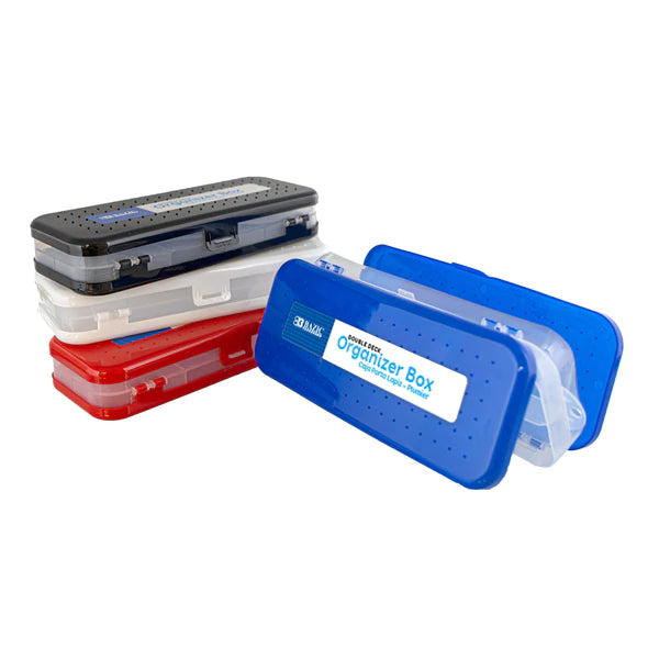 BAZIC 8" Double Deck Organizer Box Sold in 24 Units