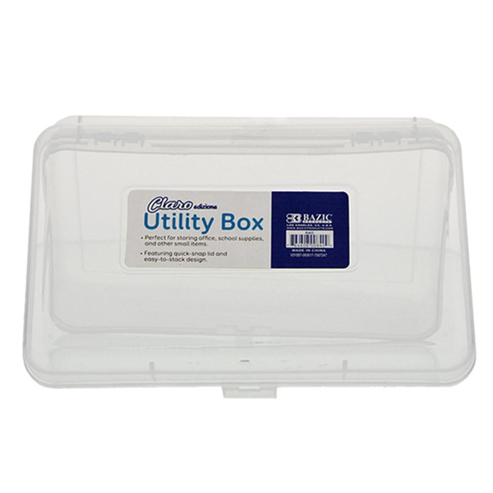 BAZIC Clear Multipurpose Utility Box Sold in 24 Units – BLB Marketplace