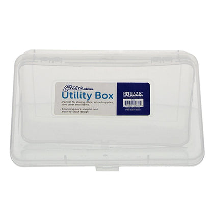 BAZIC Clear Multipurpose Utility Box Sold in 24 Units
