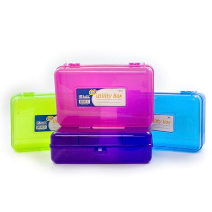 BAZIC Bright Color Multipurpose Utility Box Sold in 24 Units
