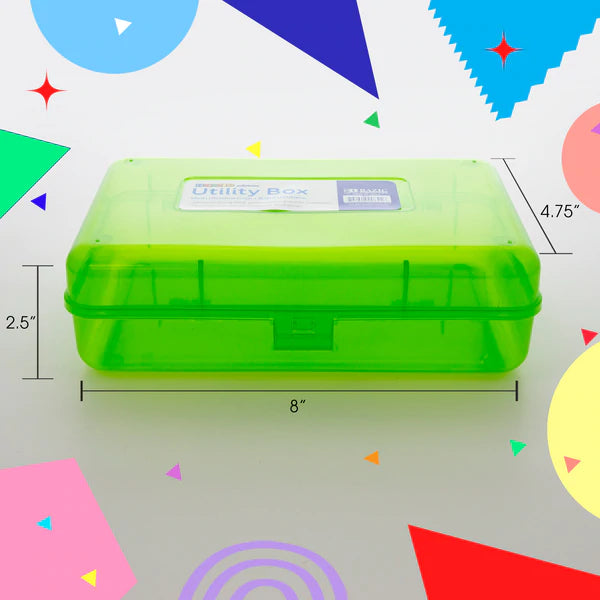 BAZIC Bright Color Multipurpose Utility Box Sold in 24 Units