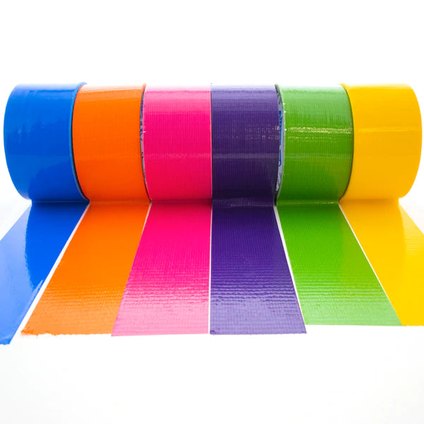 BAZIC 1.88" X 10 Yard Assorted Fluorescent Colored Duct Tape Sold in 36 Units