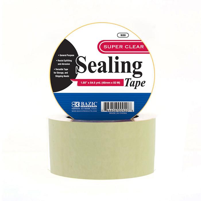 BAZIC 1.88" X 54.6 Yards Clear Packing Tape Sold in 36 Units