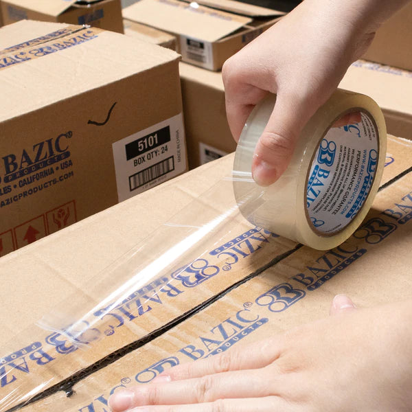 BAZIC 1.88" X 54.6 Yards Clear Packing Tape Sold in 36 Units
