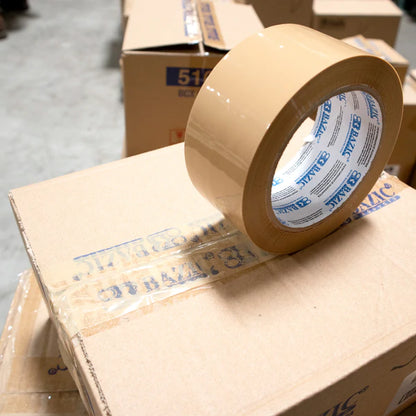 BAZIC 1.88" X 54.6 Yards Tan Packing Tape Sold in 36 Units