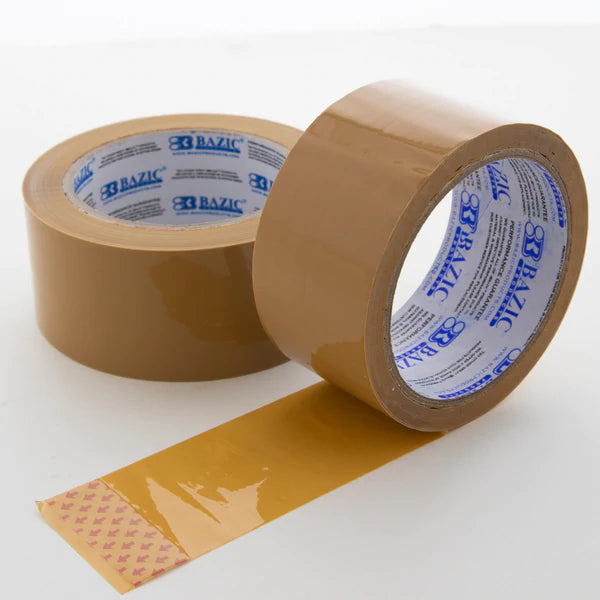 BAZIC 1.88" X 109.3 Yards Tan Packing Tape Sold in 36 Units