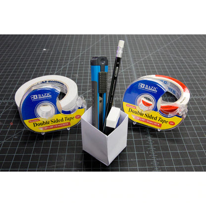 BAZIC 3/4" X 500" Double Sided Permanent Tape w/ Dispenser Sold in 24 Units