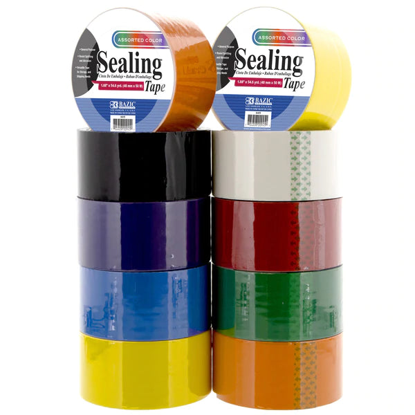 BAZIC 1.88" X 54.6 Yards Color Packing Tape Sold in 48 Units