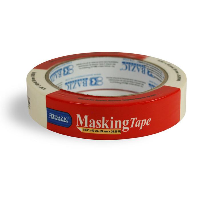 BAZIC 0.94" X 1440" (40 Yards) General Purpose Masking Tape Sold in 36 Units