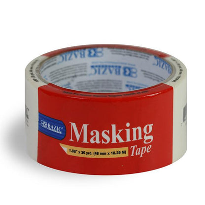 BAZIC 1.88" X 720" (20 Yards) General Purpose Masking Tape Sold in 36 Units