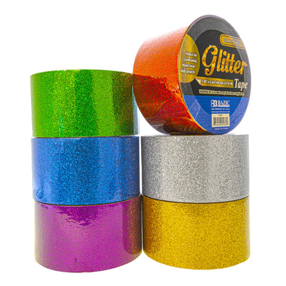 1.88" X 3 Yards Glitter Tape Sold in 36 Units