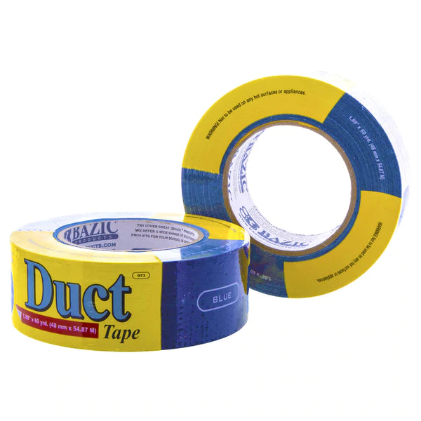 BAZIC 1.88" X 60 Yards Blue Duct Tape Sold in 12 Units