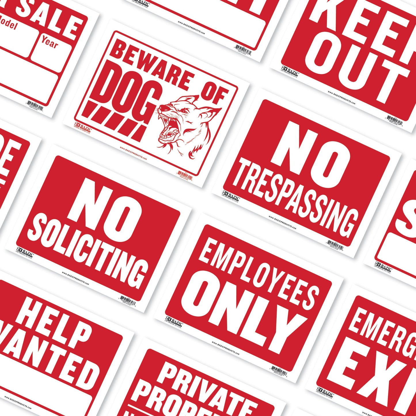12" X 16" No Parking Sign Sold in 24 Units