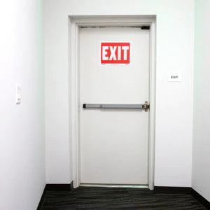 9" X 12" Emergency Exit Sign Sold in 24 Units