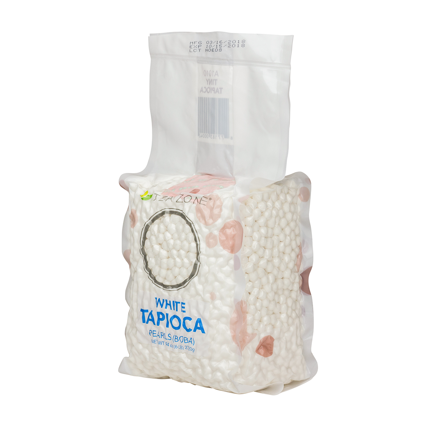 Tea Zone White Tapioca Boba- Case (6 bags)