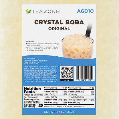 Tea Zone Crystal Boba, Original - Case
