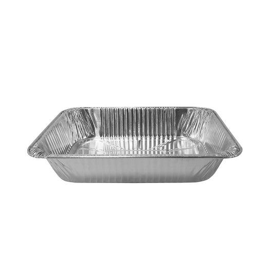 Karat Half Size Standard Aluminum Foil Deep Steam Table Pans - 100 ct