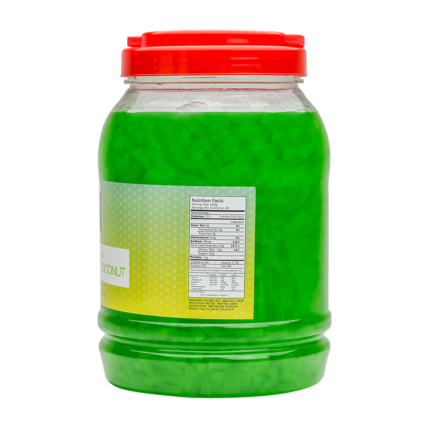 Tea Zone Green Apple Coconut Jelly (8.5 lbs) Case Of 4